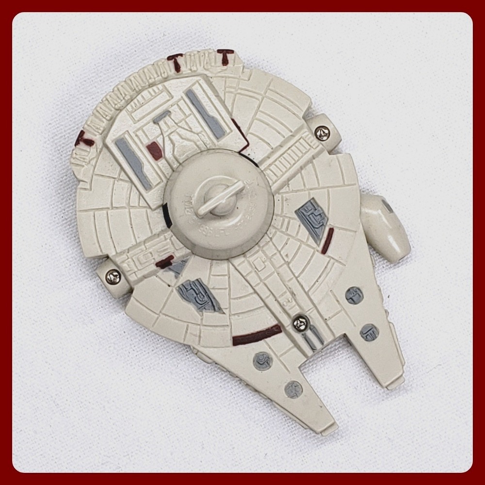Applause Star Wars Millennium Falcon Zipper Pull Figure 1996 LFL‎ VTG